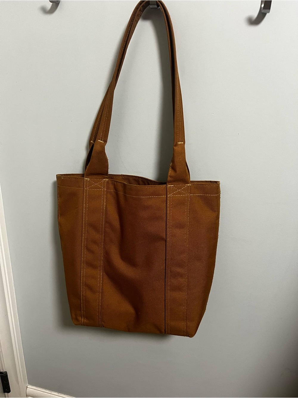 Carhartt Brown Canvas Utility Tote Bag - Picture 2 of 3